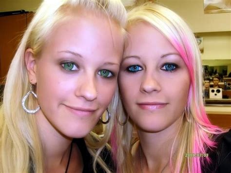 Twin Sisters Threesome. . Real twin porn